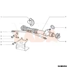 2108 Samara kormánymű felfogató bilincs önzáró anya M8