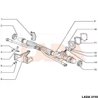 2108 Samara kormánymű felfogató bilincs önzáró anya M8