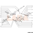 2110 Samara kormánymű kormányszár hüvely csavar önzáró anya M8