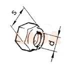 Kalina - Granta kormánymű felfogató bilincs önzáró anya M8