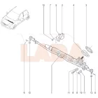 Kalina - Granta kormánymű felfogató bilincs önzáró anya M8