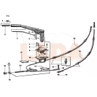 Trabant 601 - 1.1 kézifék kar porvédőgumi