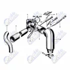 Trabant 601 levegőcső 300 mm meleg