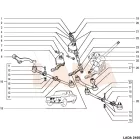 2101 Lada koronás gömbfej anya M14X1.5