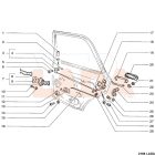 2101 Lada ajtónyitás határoló csavar M6