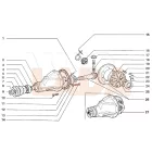 2101 Lada hátsó differenciálmű csapágyház befogató csavar M10