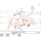 2101 Lada fék és kuplungolaj gumicső szalagbilincs Avtovaz