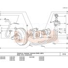 2101 Lada fék és kuplungolaj gumicső szalagbilincs Avtovaz