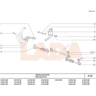  2101 Lada kormánymű és segédbak felfogató csavar önzáró anya Avtovaz