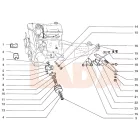  2101 Lada motortartó gumibak alsó vastag alátét