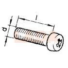 2101 Lada ajtóbehúzó csavar rövid M6