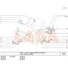 2121 Niva irányjelző relé és relé sín felfogató peremes anya