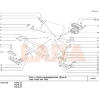 2121 Niva irányjelző relé és relé sín felfogató peremes anya