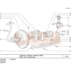 21214 Niva fékolajtartály rögzítő peremes anya