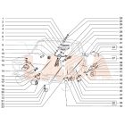 2101 Lada irányjelző relé felfogató peremes anya