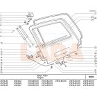 2121 Niva csomagtérajtó zsanér felfogató peremes anya