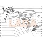 2101 Lada műszerfal rögzítő fogazott peremes anya
