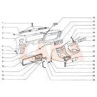 2101 Lada műszerfal rögzítő fogazott peremes anya