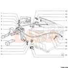 2101 Lada fűtésbowden leszorító lemez rögzítő önmetsző csavar 