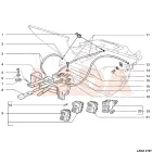 2101 Lada fűtésbowden leszorító lemez rögzítő önmetsző csavar 