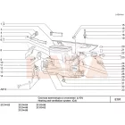 2121 Niva fűtéscső átvezető gumitömés felfogató önmetsző csavar 