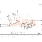  2101 Lada sebességváltó rögzítő felső rövid csavar a motorhoz