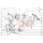2101 Lada generátor alsó csavar szilenttel komplett M12