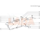 Kalina - Granta kipufogó tűzkarika bilincs csavar M8