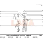 Lada Priora - Kalina 1 toronycsapágy gumiágy orosz