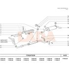 Lada Granta - Kalina 1 - 2 kipufogó bilincs tűzkarikával