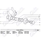 Kalina - Priora - Granta első kerék csonkállvány bal oldali ABS -es Volgaavtoprom