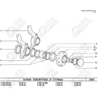 Kalina - Priora - Granta első kerék csonkállvány bal oldali ABS -es Volgaavtoprom