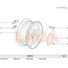 Kalina 1 felnikupak nagy szürke