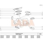 Niva - Kalina 2 - Granta - Vesta ajtónyitás kapcsoló gumiburkolat
