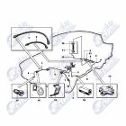 Trabant 601 egy körös főfékhenger tartállyal utánfutó trailer univerzális adapterrel