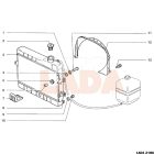 2101 Lada hűtőradiátor oldalsó fül rögzítő gumiágy