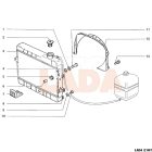 2101 Lada hűtőradiátor oldalsó fül rögzítő gumiágy