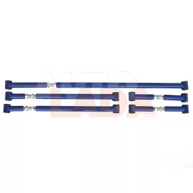   2101 Lada hátsó állítható erősített stabilizátorrúd szett kék - az összes rúd állítható