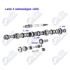 2101 Lada sebességváltó 3-ik sebesség fogaskerék