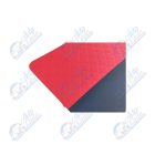 2101 Lada univerzális műbőr ajtókárpit garnitúra piros-fekete mintás