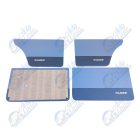 2101 Lada univerzális műbőr ajtókárpit garnitúra szürke-fekete