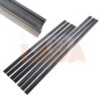 2101 Lada ajtóüveg melletti vízlehúzó tömítő bársonyosgumis léc garnitúra króm díszcsíkba