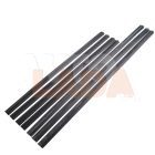 2101 Lada ajtóüveg melletti vízlehúzó tömítő bársonyosgumis léc garnitúra króm díszcsíkba