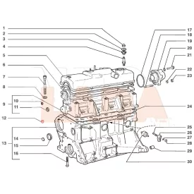    2108 Samara tehermentesítő csap a hengerfej és a motorblokk közé