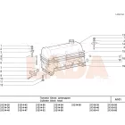 2101 Lada szelepfedél leszorító alátét egyenes