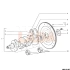  2101 Lada kuplungszerkezet rögzítő csap a lendkerékre
