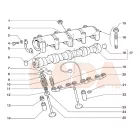 2101 Lada kipufogó szelep garnitúra utángyártott