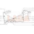 2101 Lada fém hátsó rövid benzincső