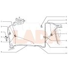 2101 Lada benzincső tartóvas a szelepfedélen