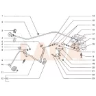 2101 Lada gázrudazat rögzítő kapocs a gázpedál tengelynél